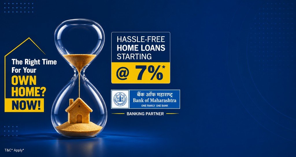 Hassle-free home loans starting at 7%